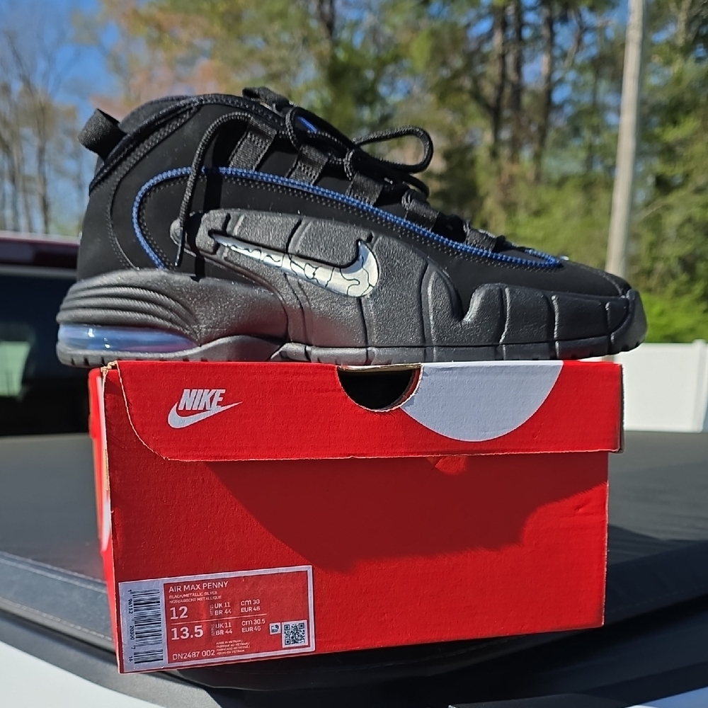 Nike Air Max Penny Black Sneakers